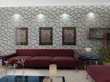 벽 예술 3D 거실 벽지, 소파 배경을 위한 현대 3D 벽면을 모양 짓